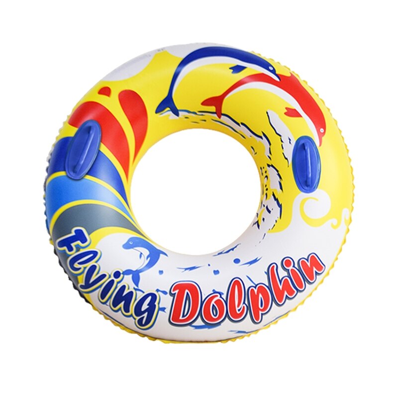 Swimming Ring Dolphin Cartoon Inflatable Pool Float Swimming Ring for Swimming Pool/Travel Supplies Party Favor N84E